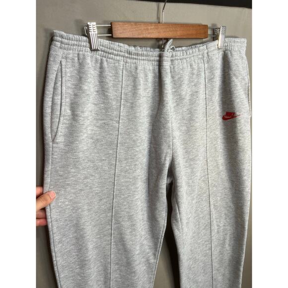Nike Sweat Grey Pants VTG XL Relax Comfort Lounge Drawstring Athletic Athleisure - Picture 11 of 16